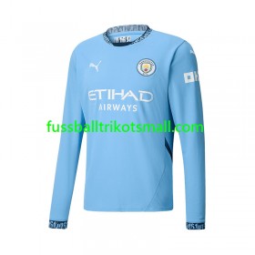 Fußballtrikots Manchester City 2024-2025 Langarm Heimtrikotsatz kaufen